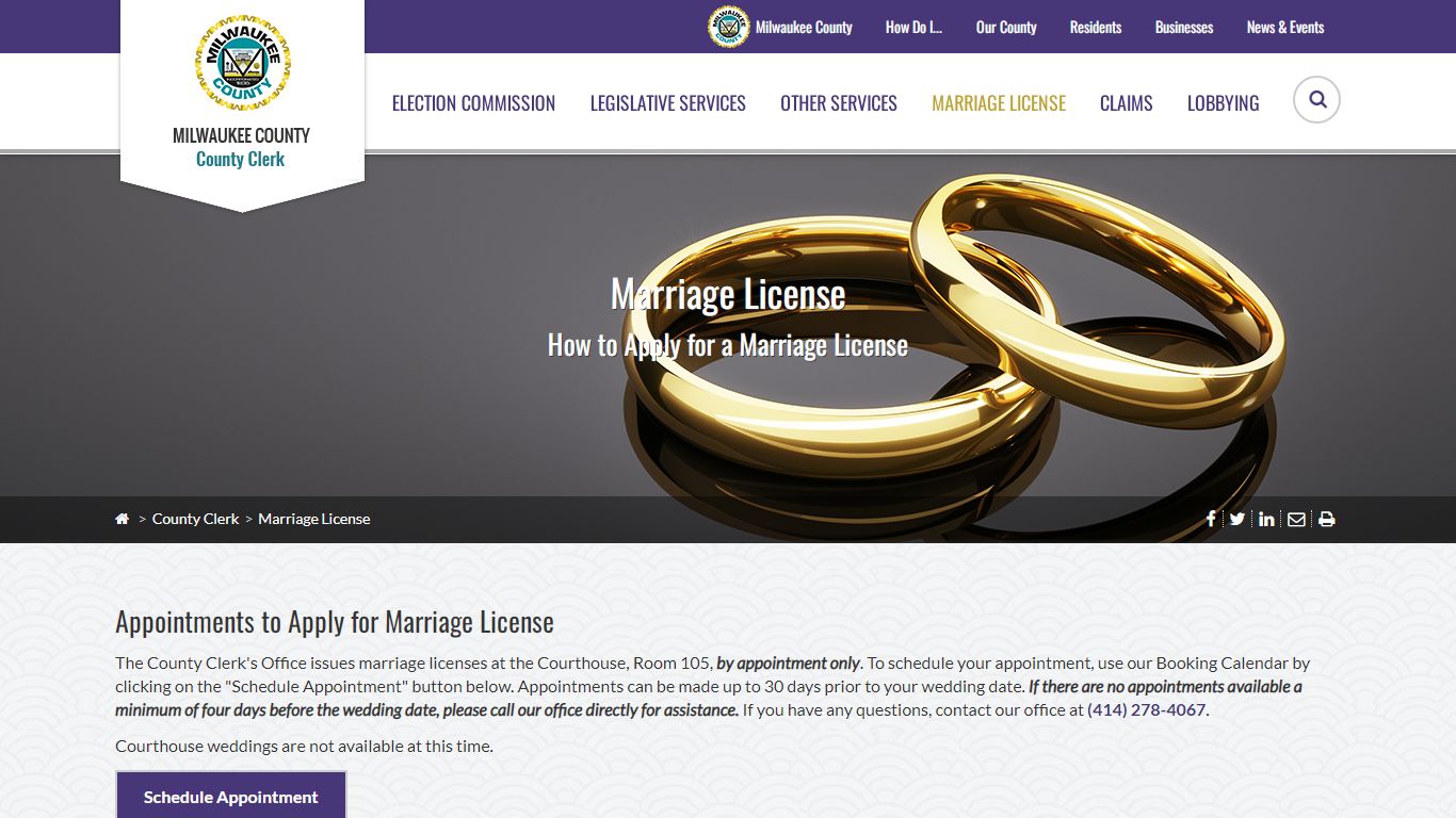 Marriage License - Milwaukee County